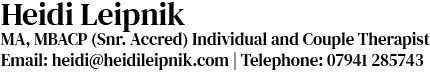 Heidi Leipnik Logo